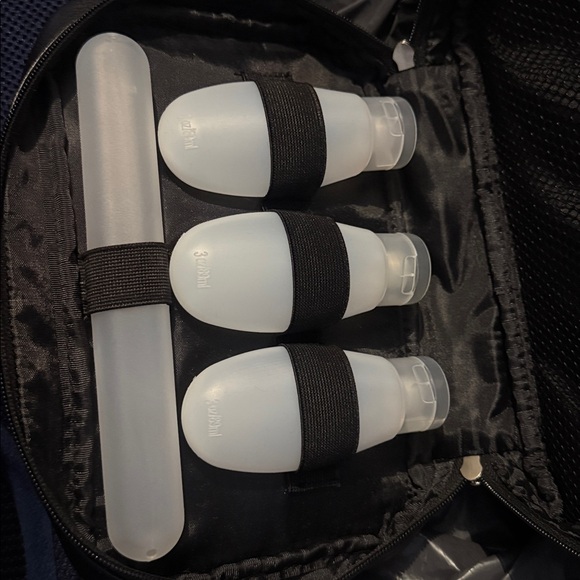 DOPP Kit BUXTON BLACK LEATHER TRAVEL KIT Midnight sale - Picture 6 of 6